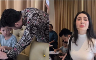 Momen Emil Dardak Turun Tangan Ajari Anak Kerjakan PR Sebelum Kerja, Sabar Banget!