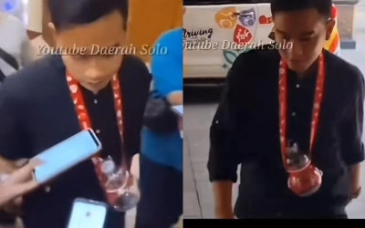 Video Lawas Wapres Gibran Kalungi Tumbler Mixue Muncul Lagi Usai Kasus Tumbler Hilang di KRL