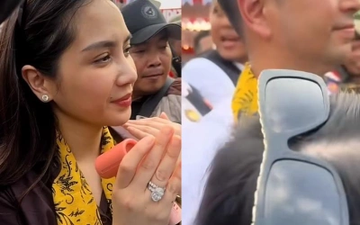 Detik-detik Rambut Nagita Slavina Dijambak Saat Acara RANS Carnival Kabupaten Subang