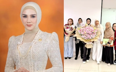 Lulus Sidang Proposal Tesis, Mulan Jameela Girang Dapat Kejutan Ini dari Ahmad Dhani