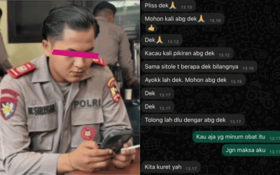 Miris! Oknum Aparat Diduga Hamili Kekasih dan Paksa Aborsi, Chat WA Bocor