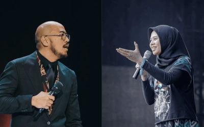 Skakmat! Pandji Pragiwaksono Mati Kutu Di-roasting Mega Soal 'Dinasti' Politik Stand Up!