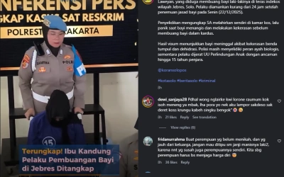 Terekam CCTV, Wanita Muda di Solo Buang Bayinya di Depan Rumah Kos, Identitasnya Terungkap!