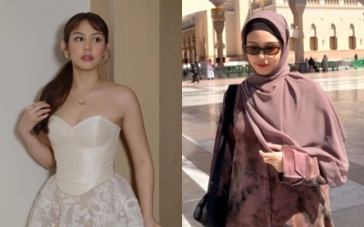 Dikira Kristen, Vanesha Prescilla Tampil Bercadar saat Umrah