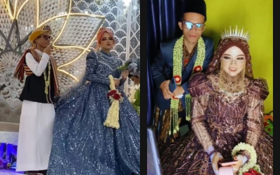 Ning Robwah Berhijab saat Resepsi di Rumah Gus Kafin, Potret Anak Kiai Asal Madura Disorot