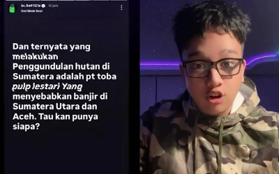 Anak Purbaya Spill Dugaan Dalang Dibalik Banjir Bandang Sumatera, Siapa?