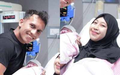 Potret Perdana Elara, Anak Pertama Egy Maulana dan Adiba Khanza