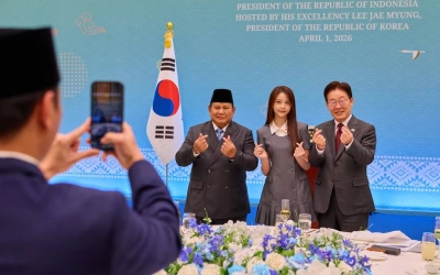 Momen Carmen Hearts2Hearts Curi Perhatian di Pertemuan Prabowo dan Presiden Korea Selatan