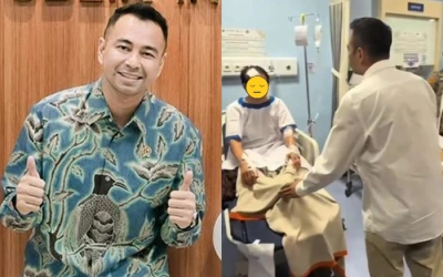 Ikut Prihatin, Raffi Ahmad Kunjungi Korban Ledakan SMAN 72 Jakarta