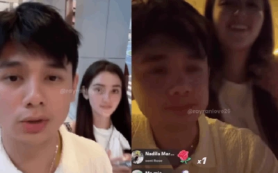 Gemas! Rayn Wijaya Petantang Petenteng Panggil Ranty Maria "Istriku"