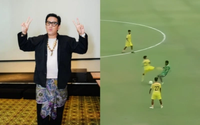Andre Taulany Sentil Erick Thohir dan Program Lapor Pak Usai Viral Video Tendangan Kungfu Pesepak Bola Putra Jaya