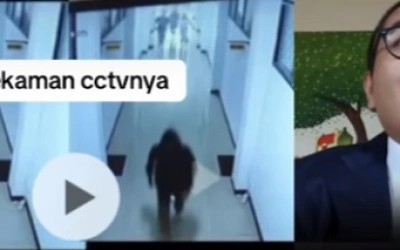 Inikah Video CCTV Detik-Detik Timothy akan Bundir Lompat dari Lantai 4 Kampus UNUD?