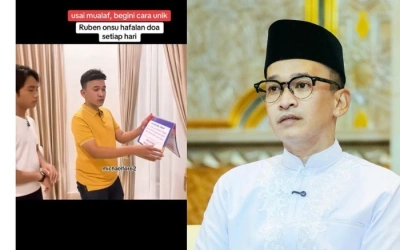 7 Bulan Mualaf, Ruben Onsu Ungkap Cara Ampuh Hafal Doa Harian Pada Betrand Peto