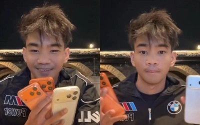 Satria Mahathir Diduga Tipu Orang dengan iPhone Palsu, iPhone 15 Pro Max Jadi Mainan!