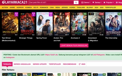 Bandel! LK21 hingga IndoXXI Terus Muncul, Ini Bahaya yang Mengintai