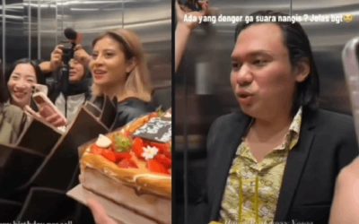 Viral Tangisan Misterius di Video Dara Arafah yang Rekam Keanu dan Awkarin dalam Lift