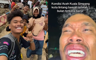 Sebulan Berlalu, Kondisi Korban Banjir Aceh Diungkap Donatur Badil Nasution, Tangis Pun Pecah!