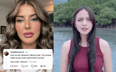 Tasya Farasya Minta Maaf usai Bunga Sartika Stop Bikin Konten "Halo Kakak Spill Skincare"