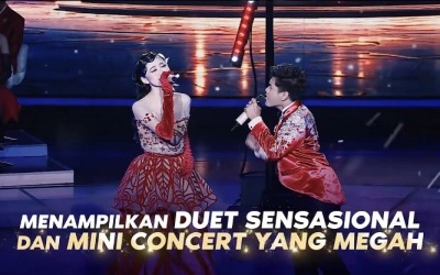 Salut! Ini Aksi Sportif Pendukung Valen di Grand Final II DA7 Indosiar yang Terlewatkan