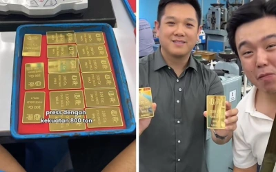 TikToker Spill Dalaman Pabrik Emas Terbesar Indonesia, Ternyata Begini Cara Buatnya!