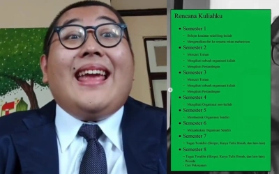 Rencana Kuliah Timothy Anugerah, Semester 2 dan 3 Cari Teman