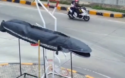 Viral! Tugu Ikan Gabus Bekasi, Netizen Kepo Soal Anggaran