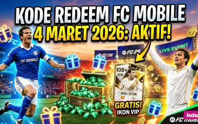 Update Terbaru! Kode Redeem FC Mobile 4 Maret 2026, Klaim Gems dan Pemain Icon Gratis