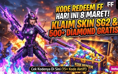 Kode Redeem FF Hari Ini 8 Maret 2026: Klaim Skin SG2 Terompet dan Diamond Gratis Sekarang!