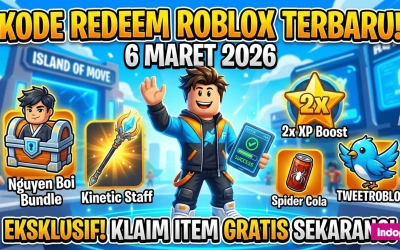 Update Terbaru Kode Redeem Roblox 6 Maret 2026: Klaim Item Eksklusif Sekarang!