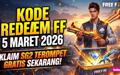 Kode Redeem FF 5 Maret 2026: Klaim Skin SG2 Terompet dan XM8 Blizzard Blaze Hari Ini!