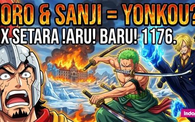Spoiler One Piece 1176 Part 3: Aksi Zoro-Sanji Lawan Ksatria Dewa Guncang Elbaph