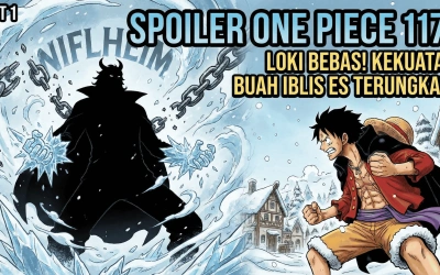 Spoiler One Piece 1171 Part 4: Kekuatan Loki Tak Masuk Akal, Luffy Syok Berat!