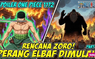 Spoiler One Piece 1172 Part 3: Ini Rencana Besar Zoro di Elbaf dan Pidato Perang Jarul!