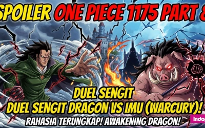 Spoiler One Piece 1175 Part 8: Duel Sengit Dragon vs Imu di Marijoa, Rahasia Terungkap!