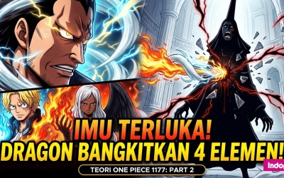 Teori One Piece 1177 Part 2: Serangan Dragon Lukai Imu, Akainu Incar One Piece!