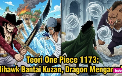Teori One Piece 1173: Mihawk Bantai Kuzan, Dragon Mengamuk di Marijois!