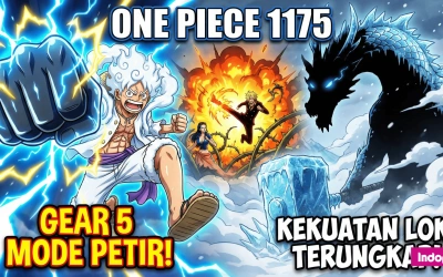 Spoiler One Piece 1175 Part 3: Kemunculan Gear 5 Mode Petir dan Rahasia Loki