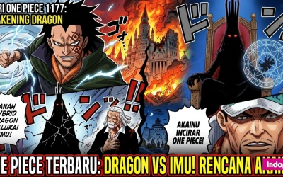 Teori One Piece 1177: Awakening Dragon Melukai Imu, Akainu Incar One Piece!