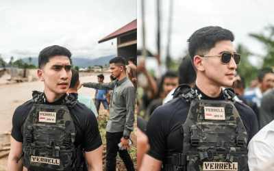 Heboh Rompi 'SWAT' Verrell Bramasta Saat Tinjau Banjir, Ini Fakta Sebenarnya