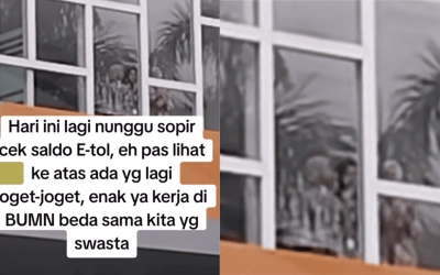 Viral! Karyawan BUMN Asyik Joget, Dinyinyiri: Nasabah di Bawah Antre Tuh!