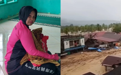 Viral Bhayangkari Menyusui Bayi Korban Longsor di Tapanuli Selatan, Potretnya Bikin Pilu!