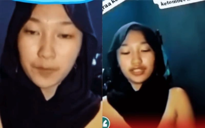 Viral! Wanita Berhijab Diduga Ludahi Al-Quran dan Rekam Aksi Tanpa Busana