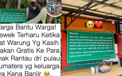 Masya Allah, Kedai Ini Sediakan Makanan Gratis untuk Mahasiswa yang Keluarganya Terdampak Banjir Sumatera