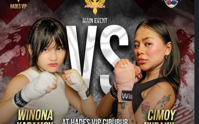 Winona Karamoy Tak Terkalahkan, Cimoy Montok Kalah TKO di Ring Phoenix Combat