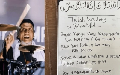 Kabar Duka, Eks Drummer God Bless Yaya Moektio Meninggal Dunia