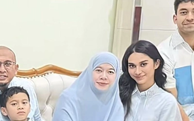 Semakin Lengket, Nadif Zahiruddin Rayakan Lebaran Bersama Keluarga Azizah Salsha