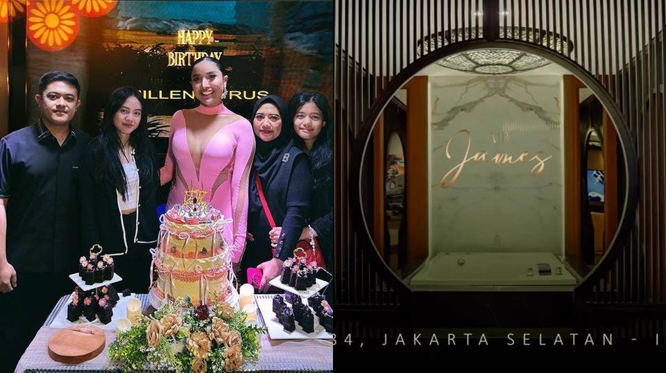 Mr. James, Private Dining Mewah Lokasi Millen Cyrus Rayakan Ultah