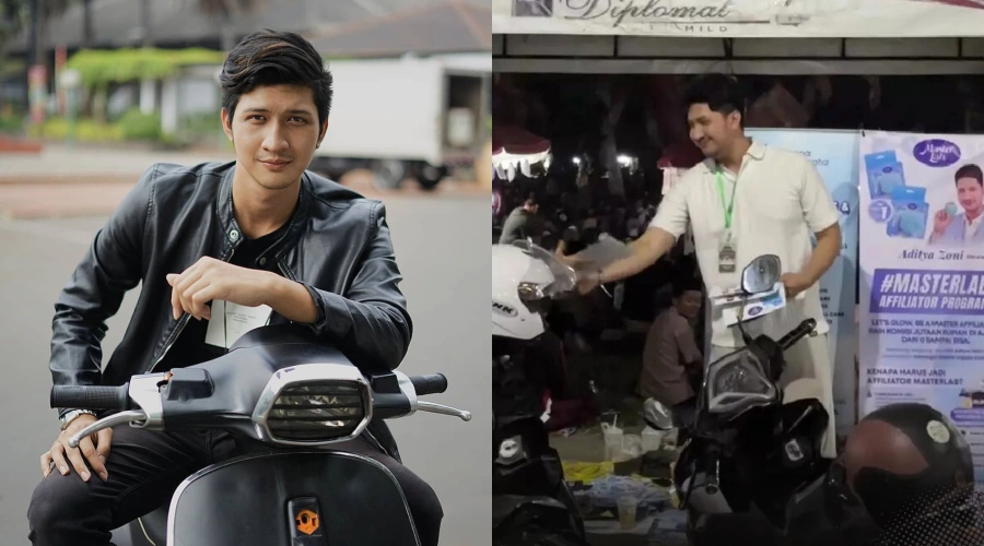 Ammar Zoni Mendekam di Nusakambangan, Aditya Zoni Kini Bagi-bagi Brosur di Jalanan