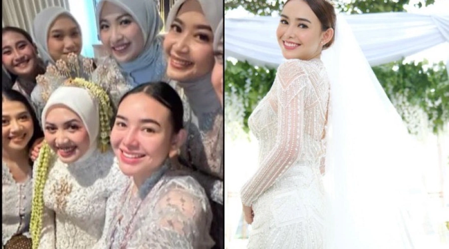 Muncul dengan Wajah Natural, Penampilan Amanda Manopo di Pernikahan Sahabatnya Disorot