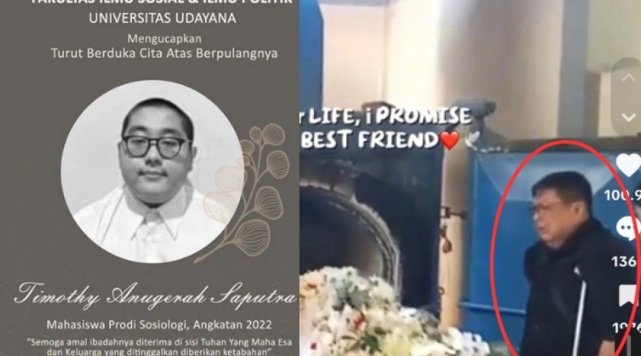 Gestur Ayah Timothy Saat Proses Kremasi Anaknya Jadi Sorotan